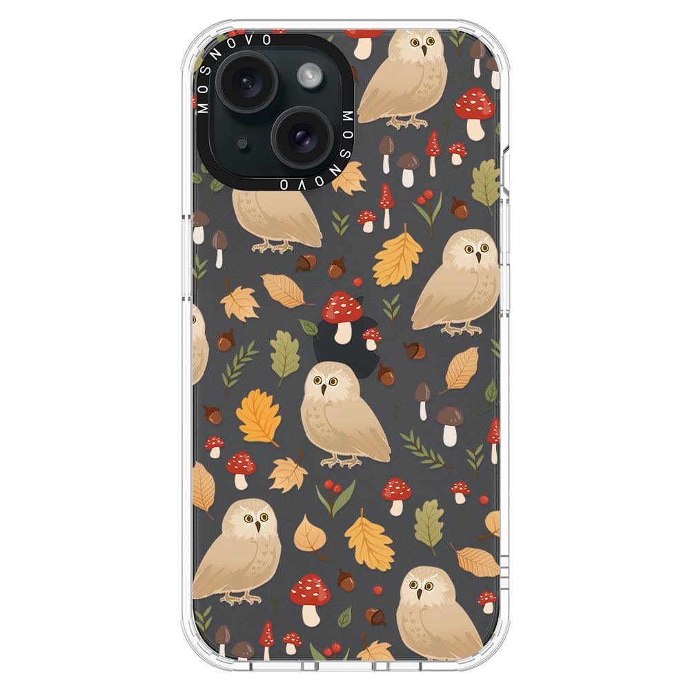 Autumn Owl Phone Case - iPhone 15 Case - MOSNOVO