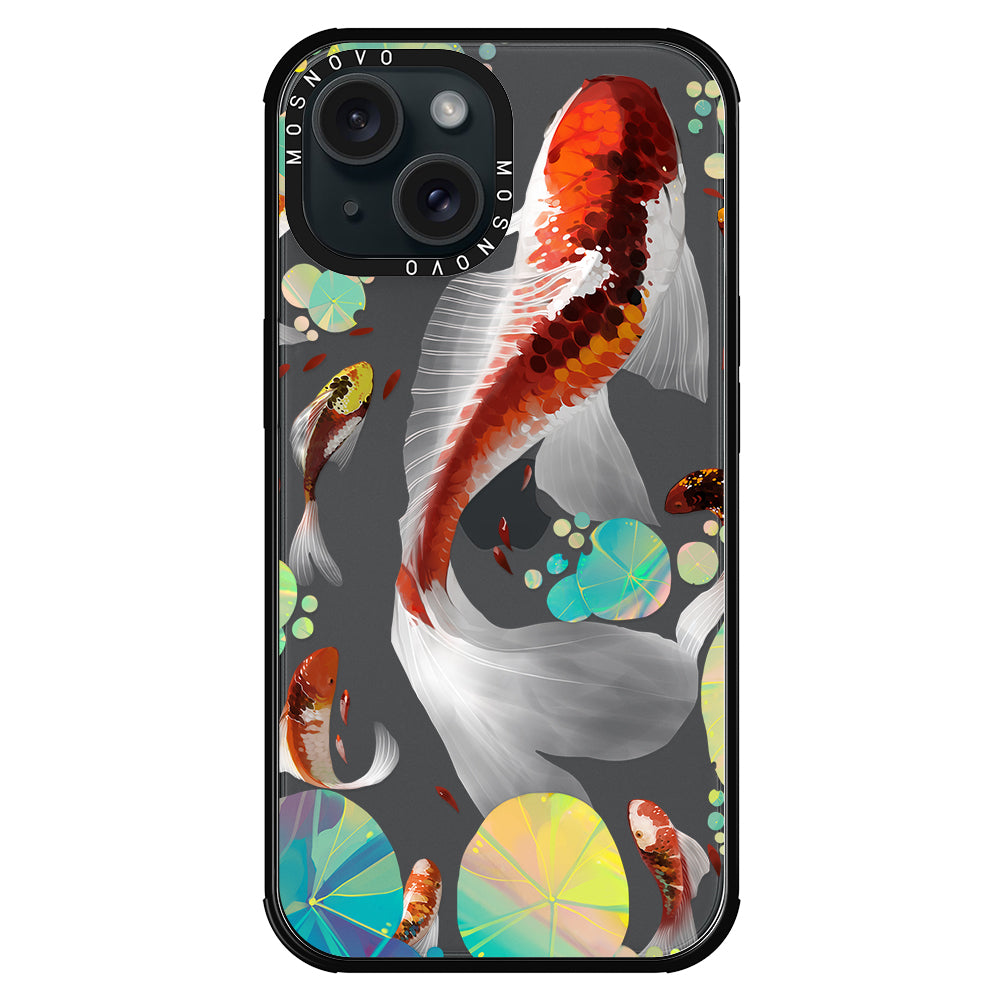 Koi Art Phone Case - iPhone 15 Plus Case - MOSNOVO