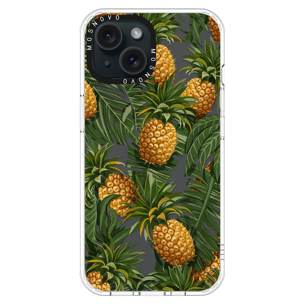 Pineapple Botany Phone Case - iPhone 15 Plus Case - MOSNOVO