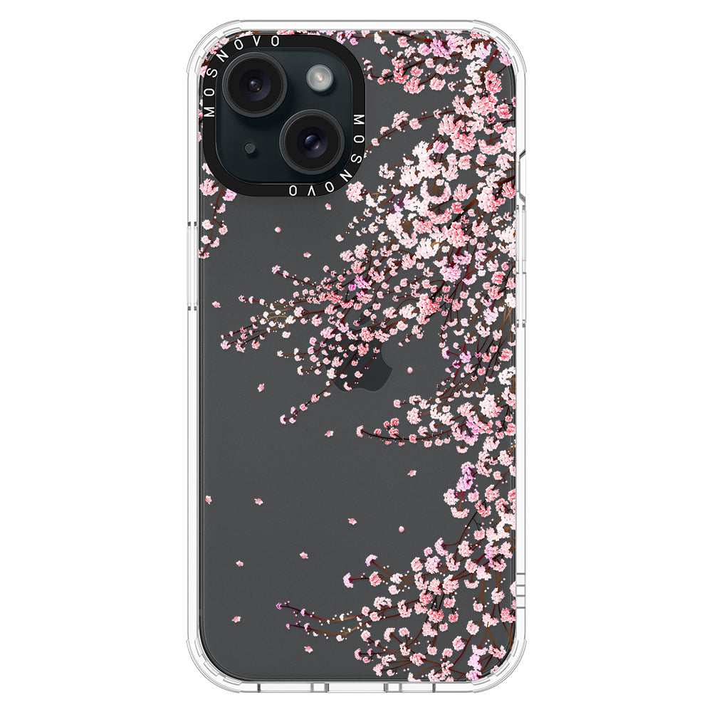 Cherry Blossom Phone Case - iPhone 15 Plus Case - MOSNOVO