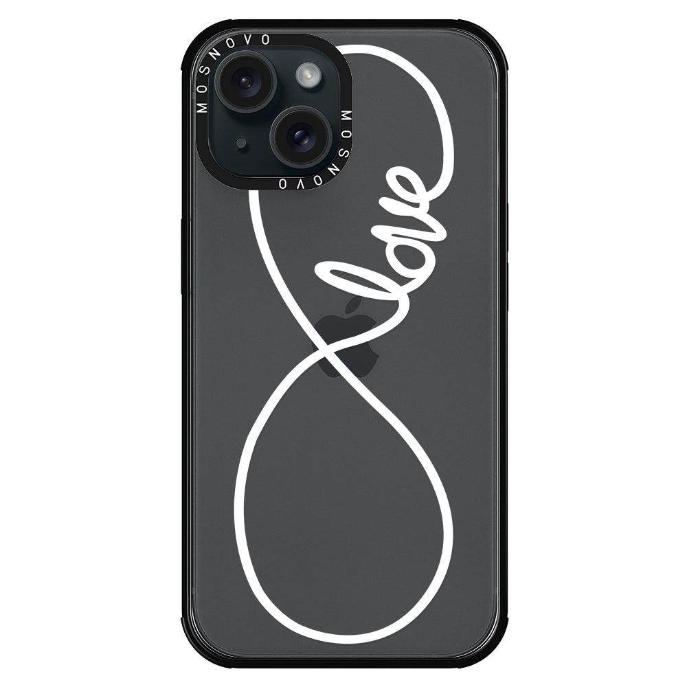 Infinity Love Phone Case - iPhone 15 Case - MOSNOVO