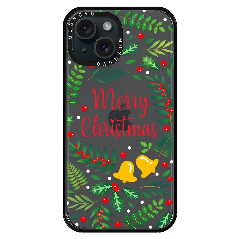 Merry Christmas Phone Case - iPhone 15 Case - MOSNOVO