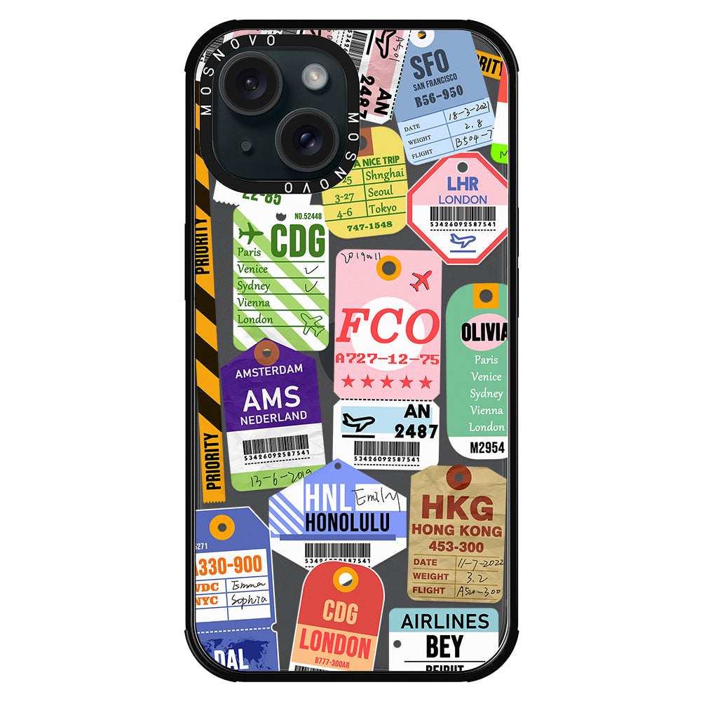 Ticket Label Phone Case - iPhone 15 Case - MOSNOVO