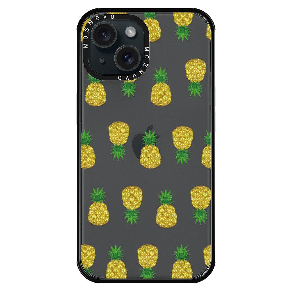 Cute Pineapples Phone Case - iPhone 15 Plus Case - MOSNOVO