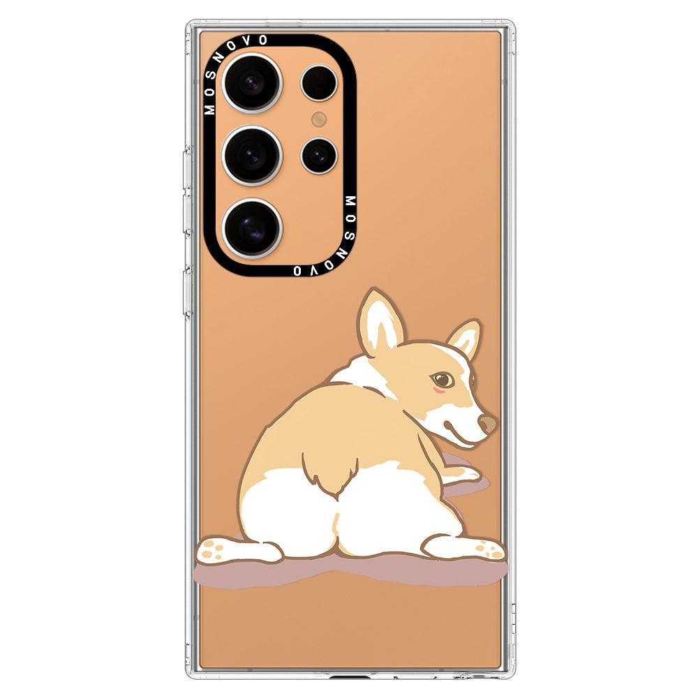 Corgi Butt Phone Case - Samsung Galaxy S24 Ultra Case - MOSNOVO