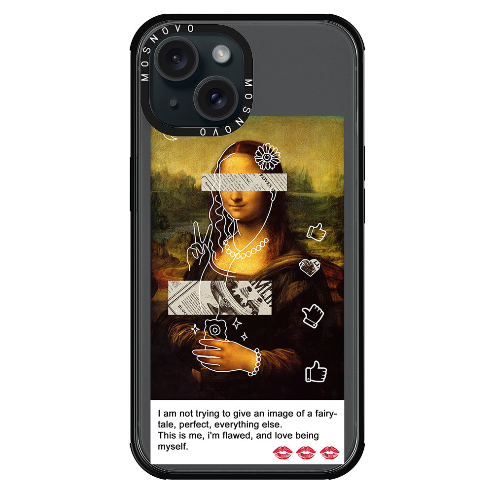 Selfie Artwork Phone Case - iPhone 15 Case - MOSNOVO