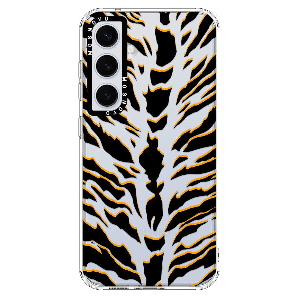 Tiger Print Phone Case - Samsung Galaxy S24 Case - MOSNOVO