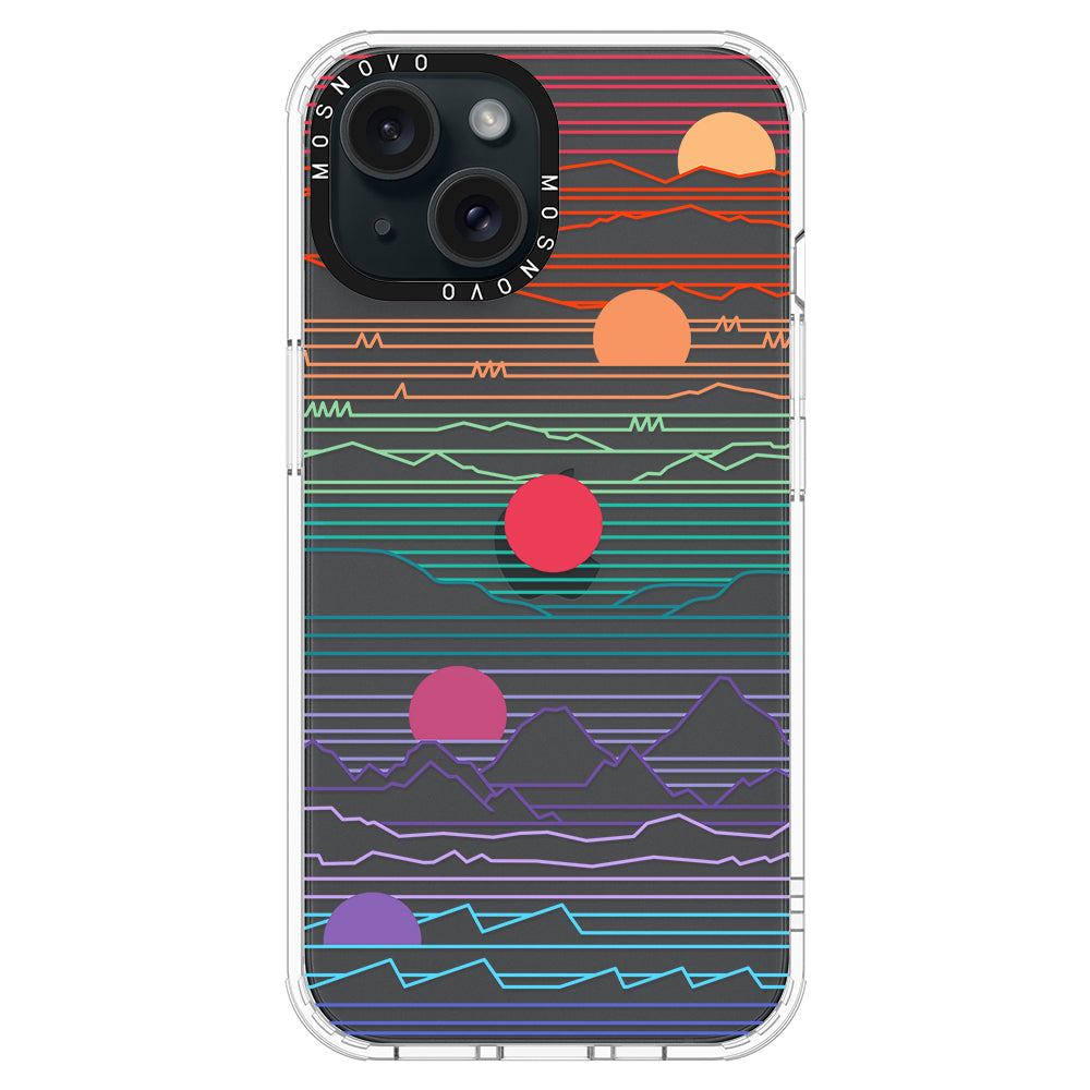 Sunset Phone Case - iPhone 15 Case - MOSNOVO