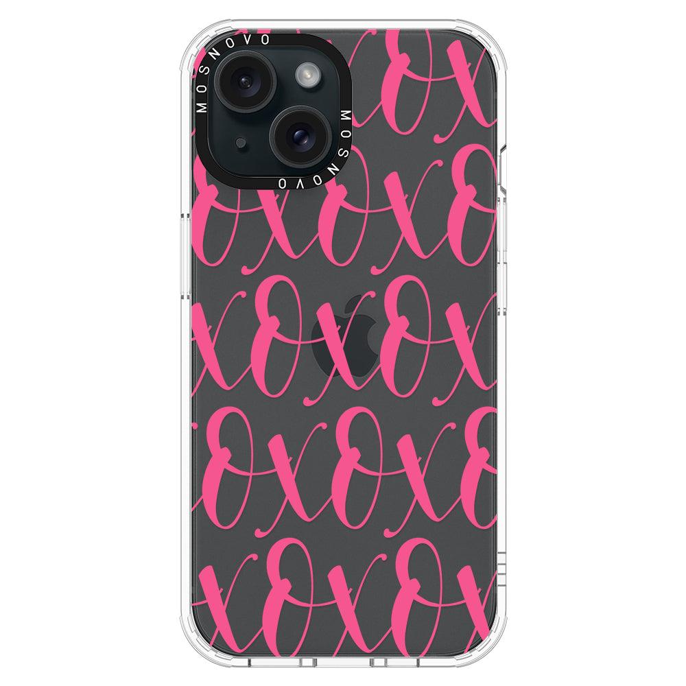 XOXO Phone Case - iPhone 15 Case - MOSNOVO