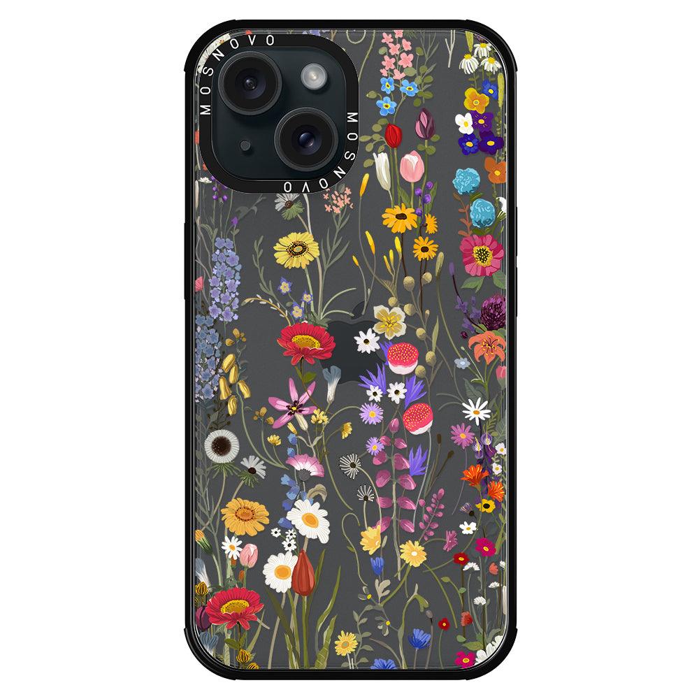 Summer Meadow Phone Case - iPhone 15 Plus Case - MOSNOVO