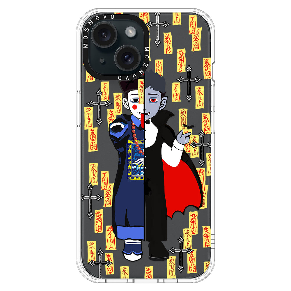 Vampire Vs Jiangshi Phone Case - iPhone 15 Plus Case - MOSNOVO