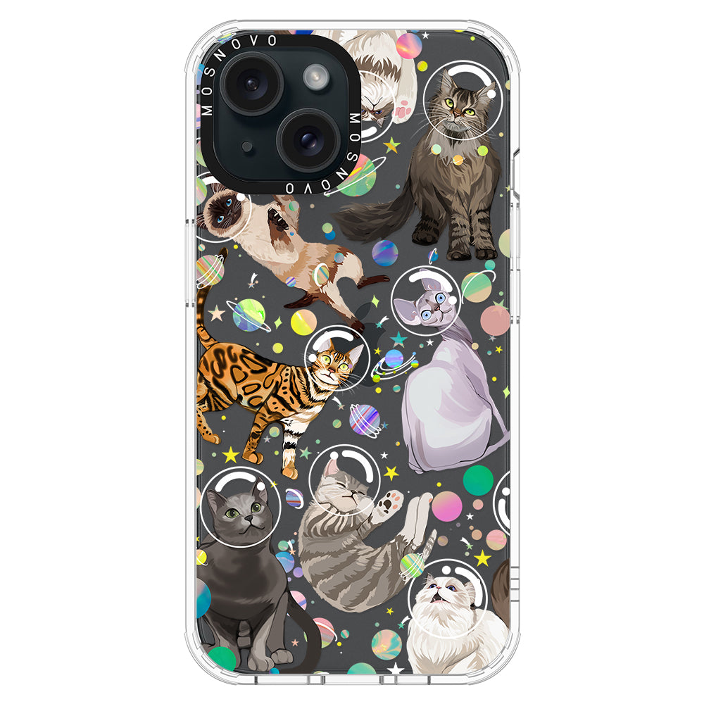 Space Cat Phone Case - iPhone 15 Case - MOSNOVO