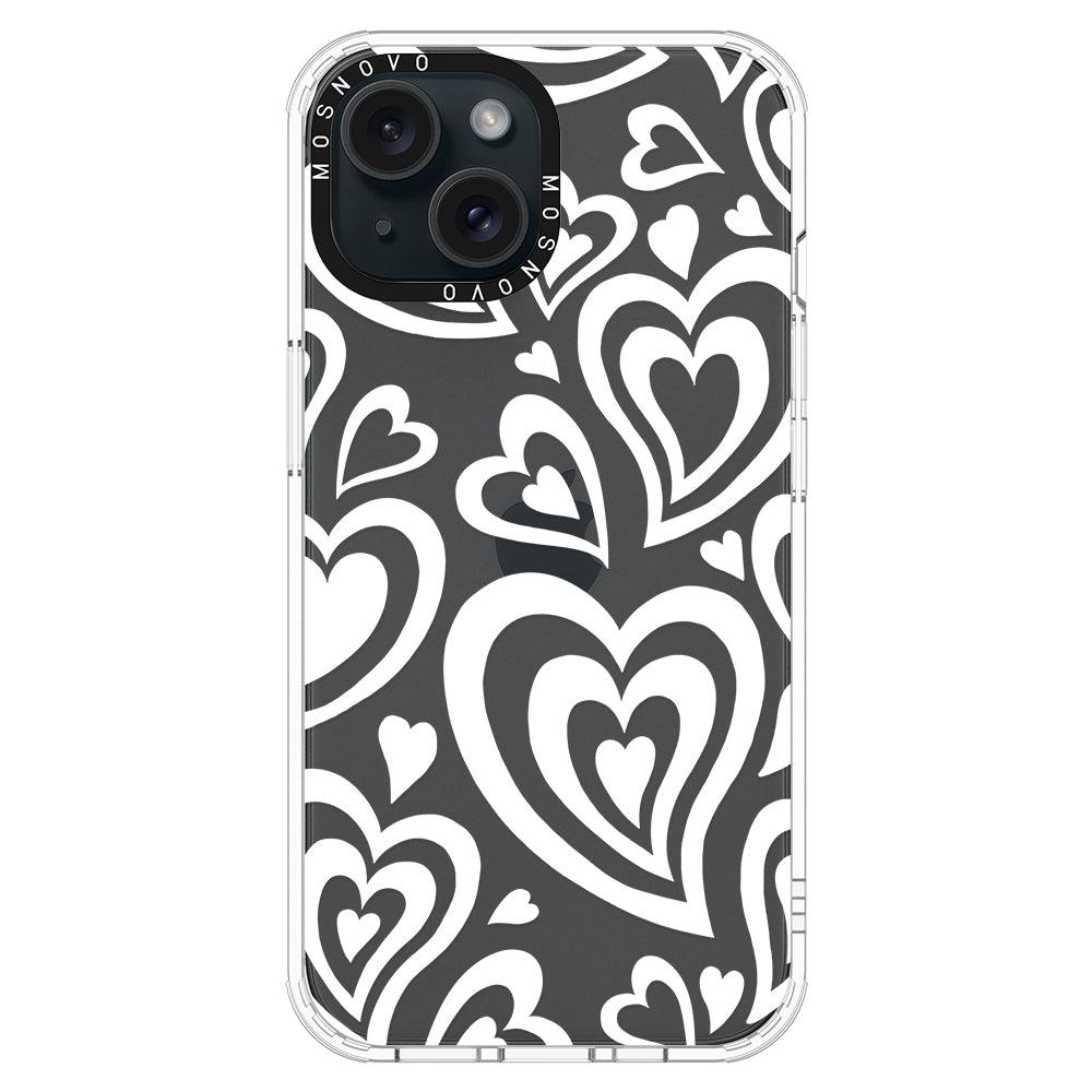 Twist Heart Phone Case - iPhone 15 Plus Case - MOSNOVO