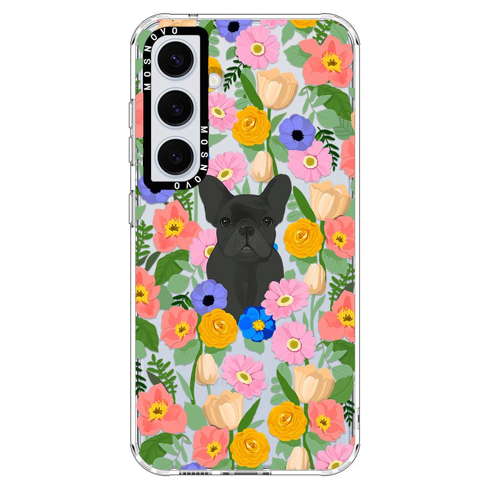 French Bulldog Garden Phone Case - Samsung Galaxy S24 Plus Case - MOSNOVO