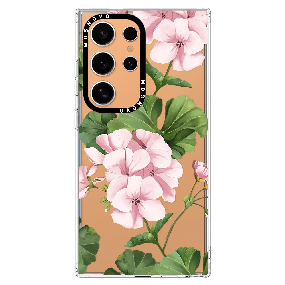 Geranium Phone Case - Samsung Galaxy S24 Ultra Case - MOSNOVO