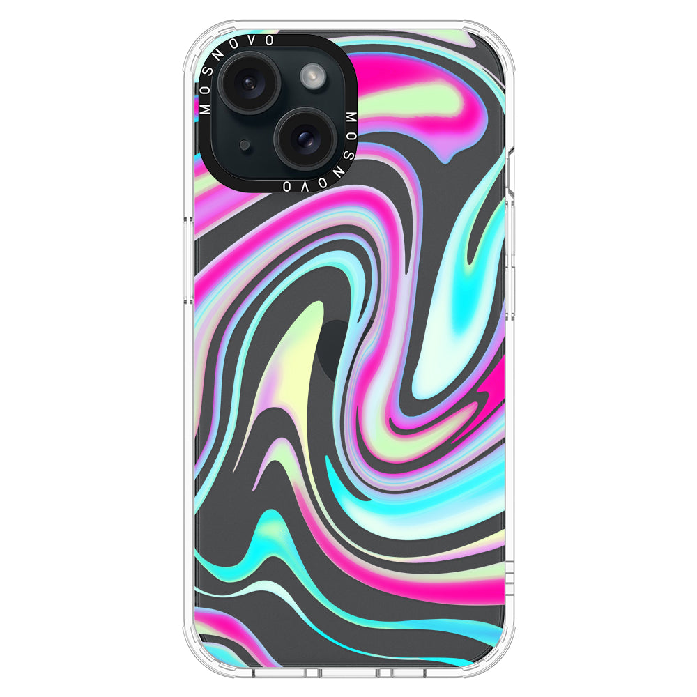 Psychedelic Swirls Phone Case - iPhone 15 Case - MOSNOVO