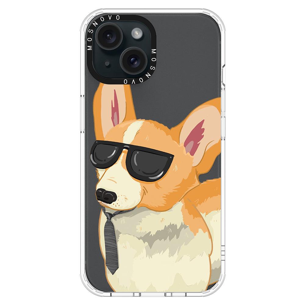 Fluffy Corgi Phone Case - iPhone 15 Case - MOSNOVO