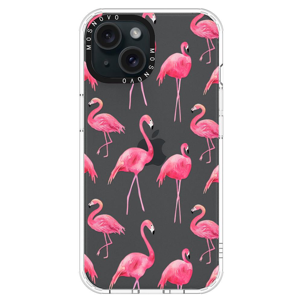 Flamingo Phone Case - iPhone 15 Plus Case - MOSNOVO