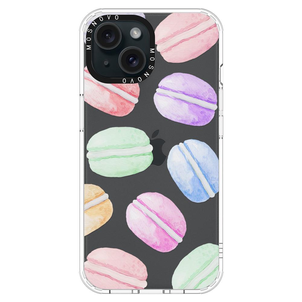 Pastel Macaron Phone Case - iPhone 15 Case - MOSNOVO