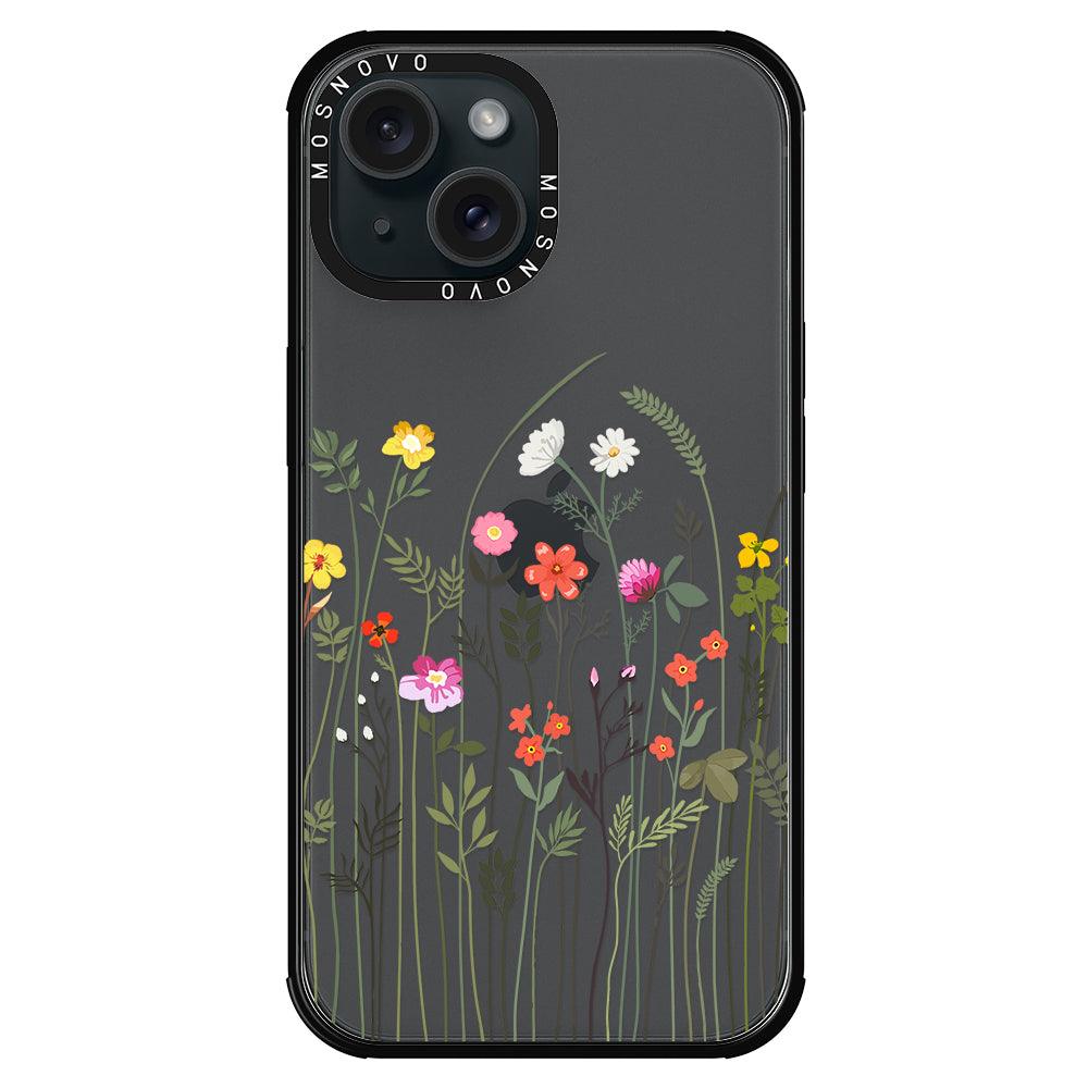 Spring Wildflower Phone Case - iPhone 15 Plus Case - MOSNOVO