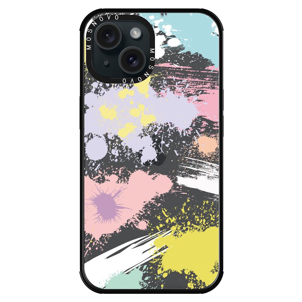 Splash Paint Phone Case - iPhone 15 Plus Case - MOSNOVO