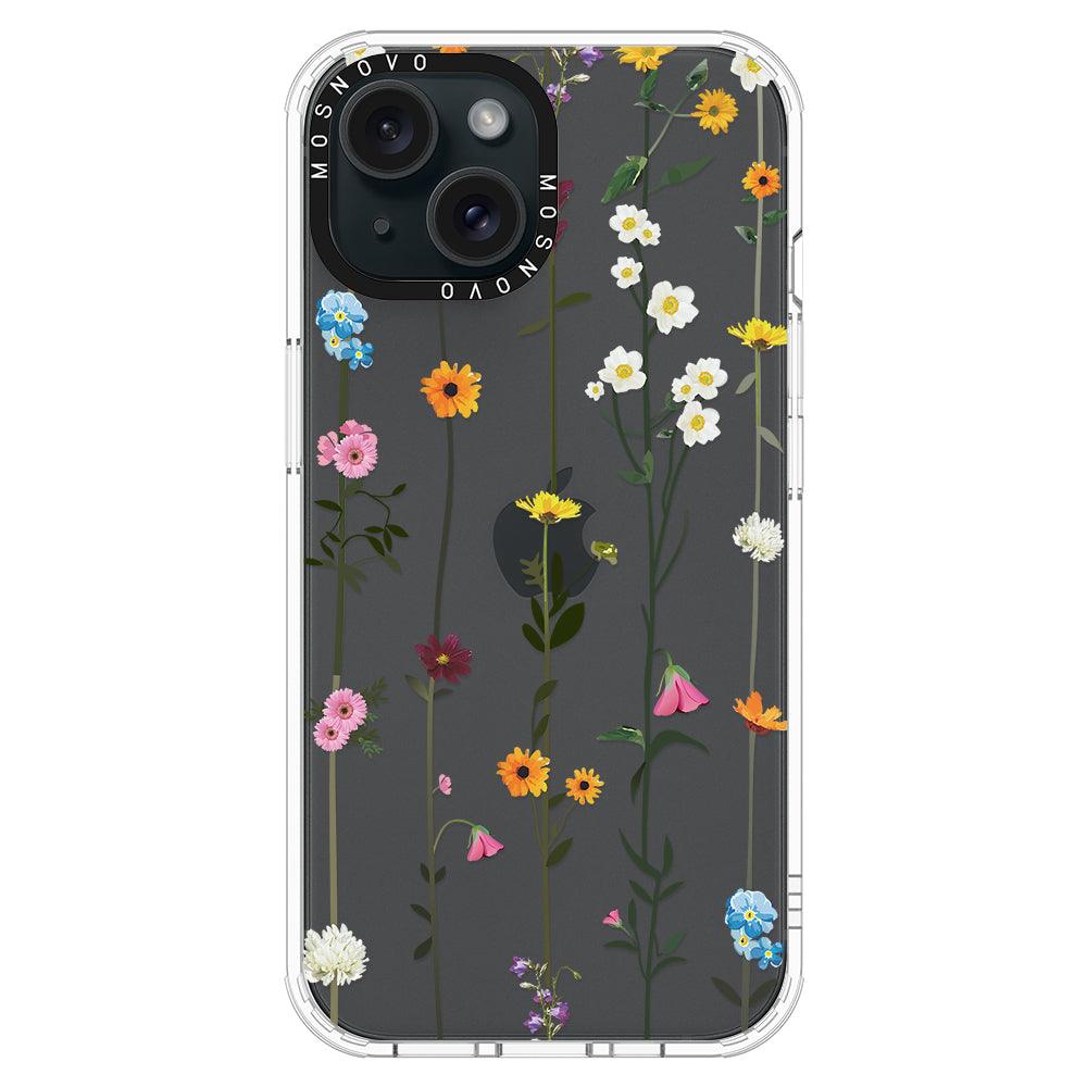 Wildflowers Phone Case - iPhone 15 Plus Case - MOSNOVO