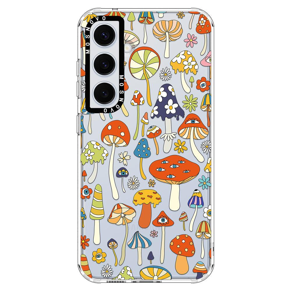 Mushroom Art Phone Case - Samsung Galaxy S24 Case