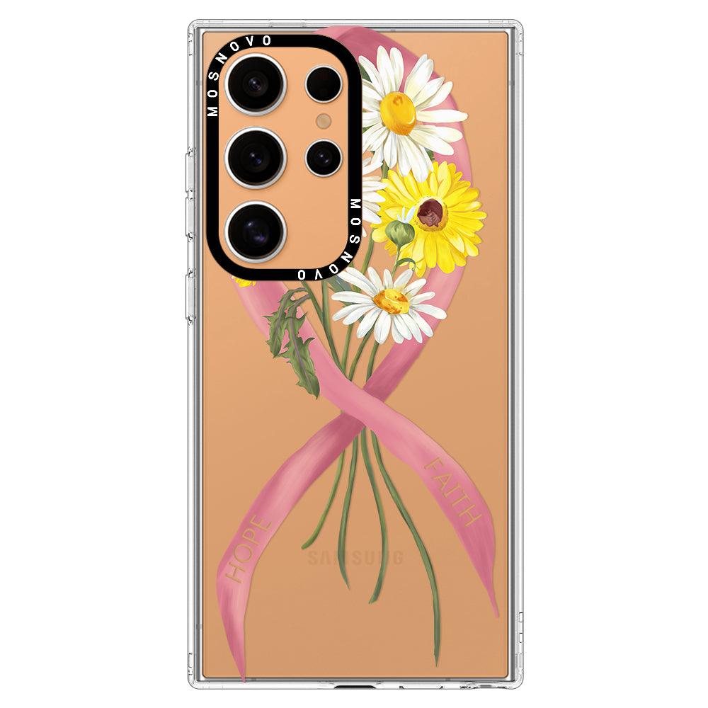 Breast Awareness Phone Case - Samsung Galaxy S24 Ultra Case - MOSNOVO