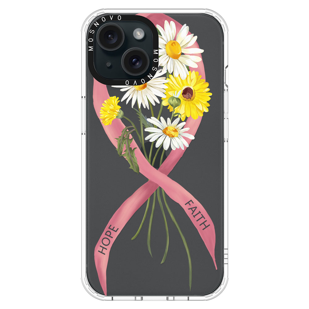 Breast Awareness Phone Case - iPhone 15 Plus Case - MOSNOVO