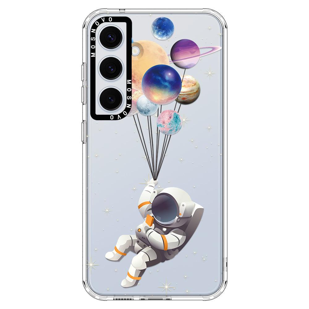 Astronaut Planet Phone Case - Samsung Galaxy S24 Case - MOSNOVO