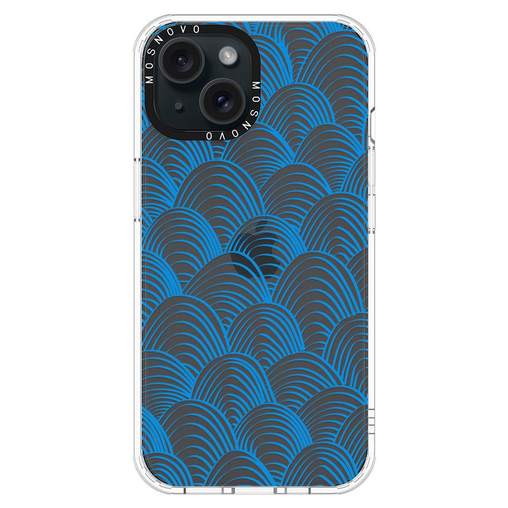 Wavy Wave Phone Case - iPhone 15 Plus Case - MOSNOVO