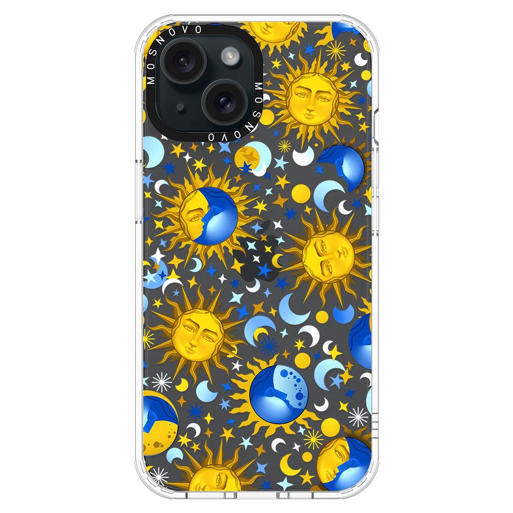 Sun and Moon Phone Case - iPhone 15 Plus Case - MOSNOVO