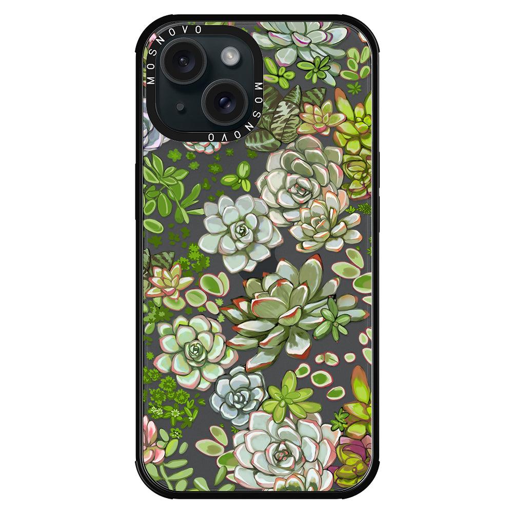 Succulent Phone Case - iPhone 15 Case - MOSNOVO