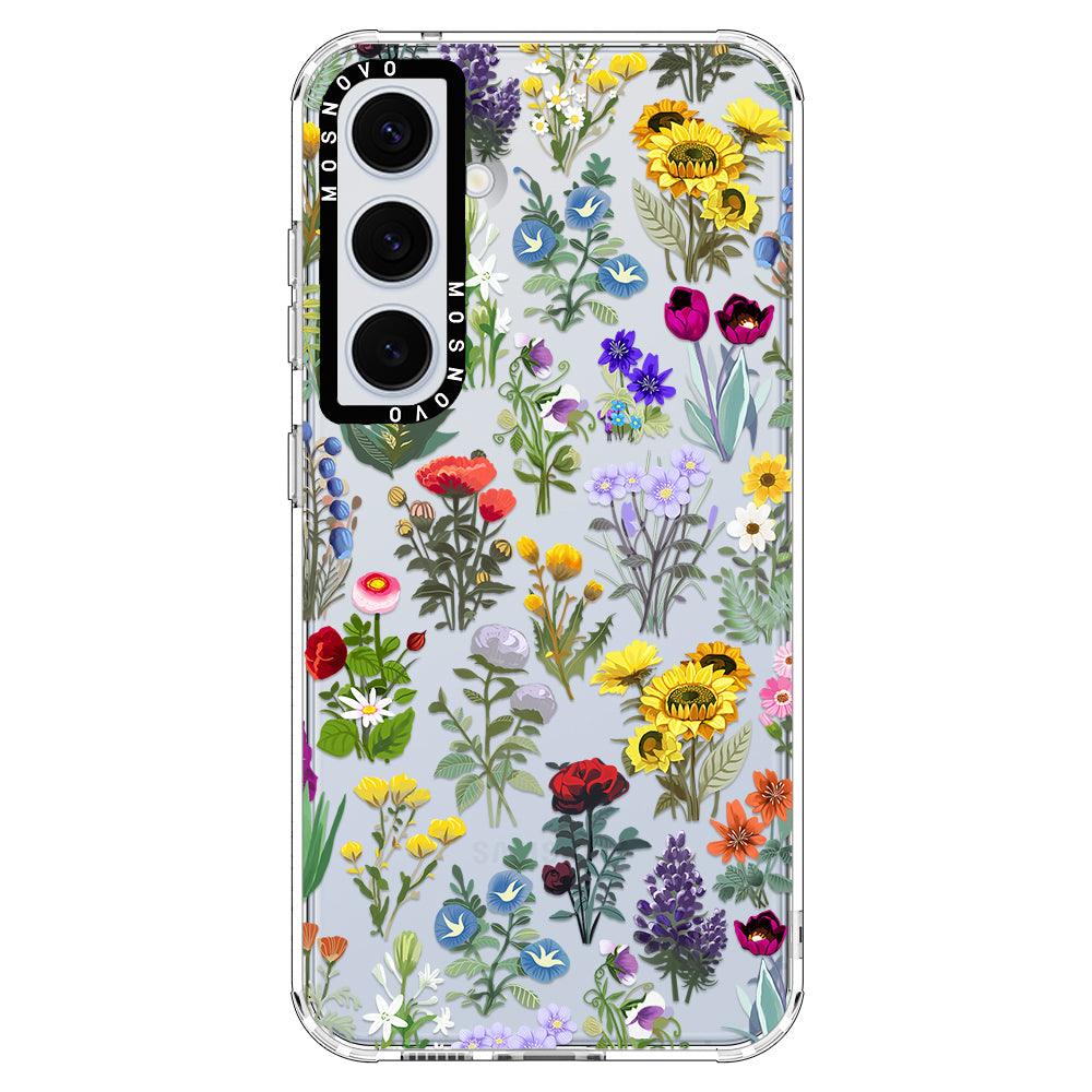 Wildflowers Phone Case - Samsung Galaxy S24 Case - MOSNOVO