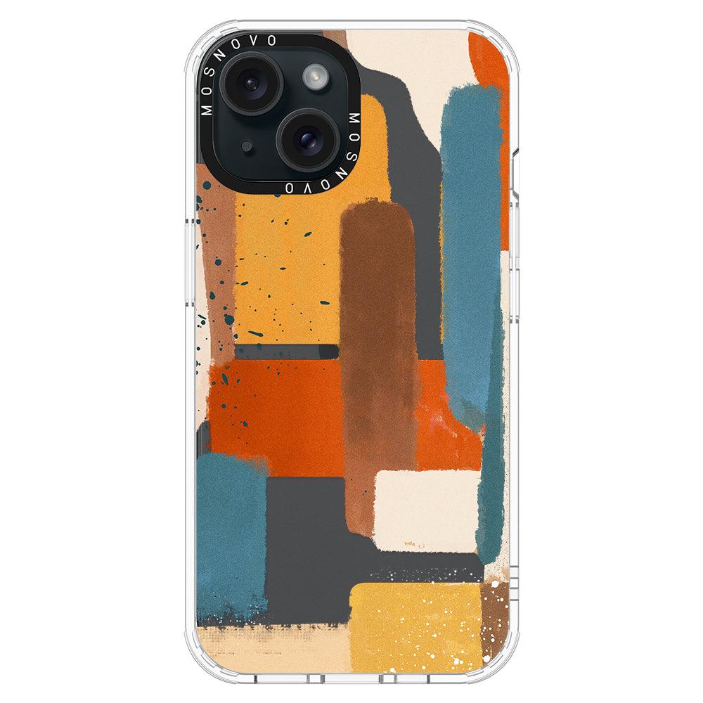 Modern Abstract Artwork Phone Case - iPhone 15 Plus Case - MOSNOVO