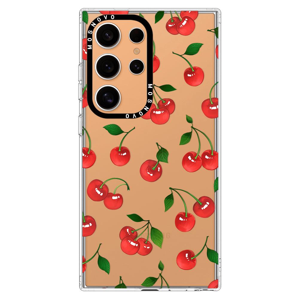 Cute Cherry Phone Case - Samsung Galaxy S24 Ultra Case - MOSNOVO