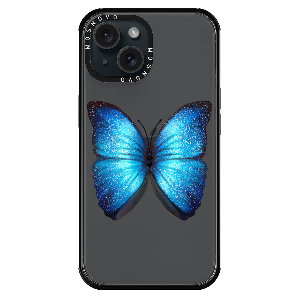 Shimmering Butterfly Phone Case - iPhone 15 Case - MOSNOVO