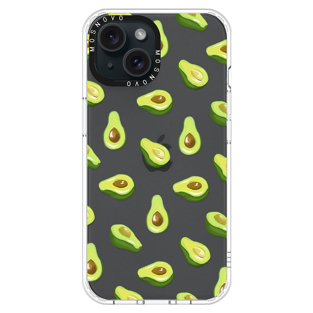 Fleshy Avocado Phone Case - iPhone 15 Case - MOSNOVO