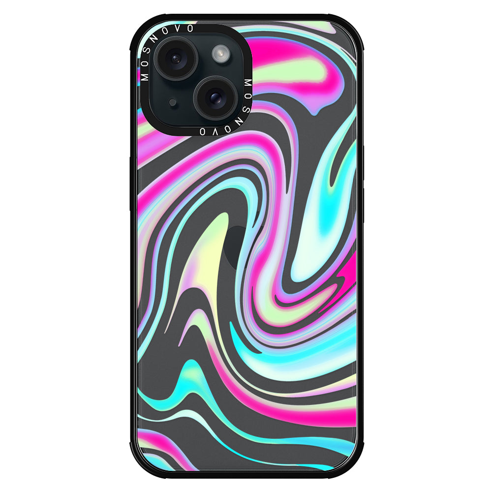 Psychedelic Swirls Phone Case - iPhone 15 Plus Case - MOSNOVO