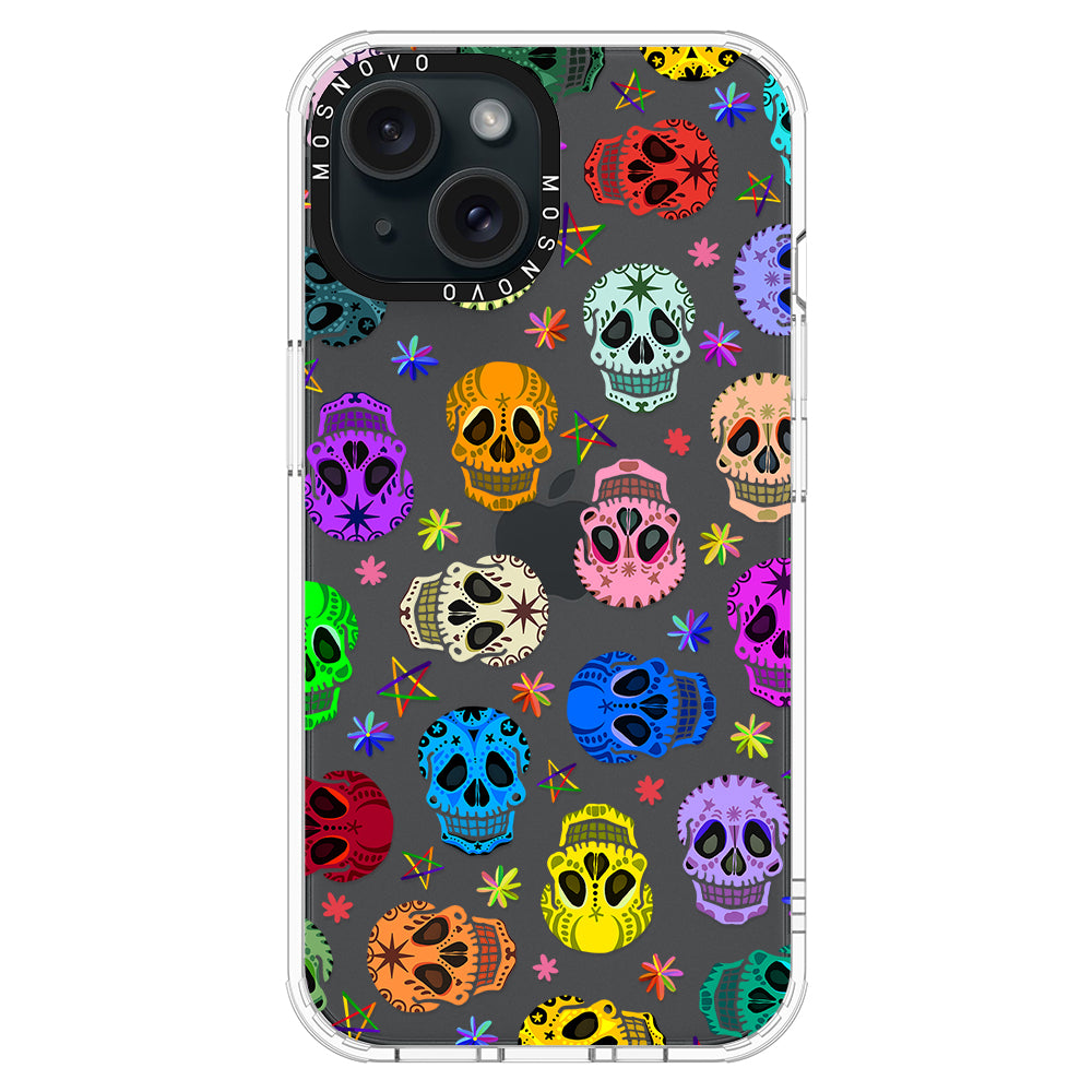 Skull Phone Case - iPhone 15 Plus Case - MOSNOVO