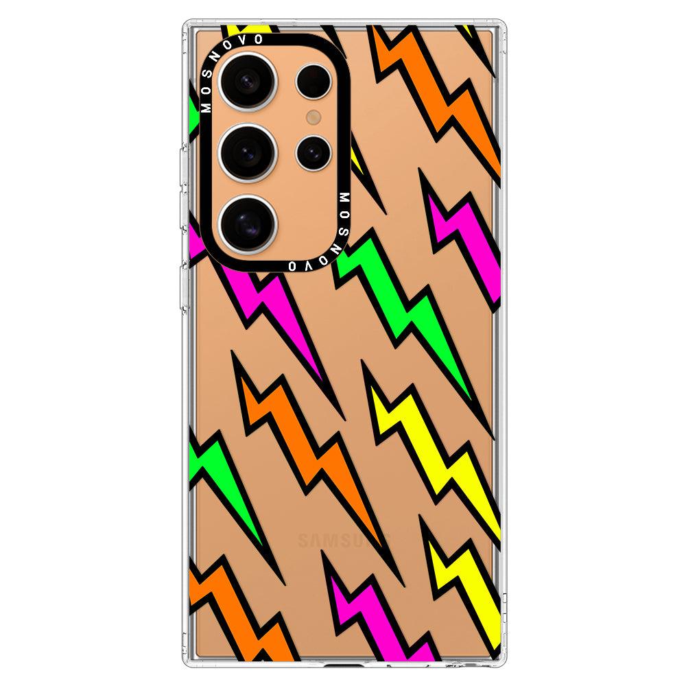 Colorful Lightning Phone Case - Samsung Galaxy S24 Ultra Case - MOSNOVO