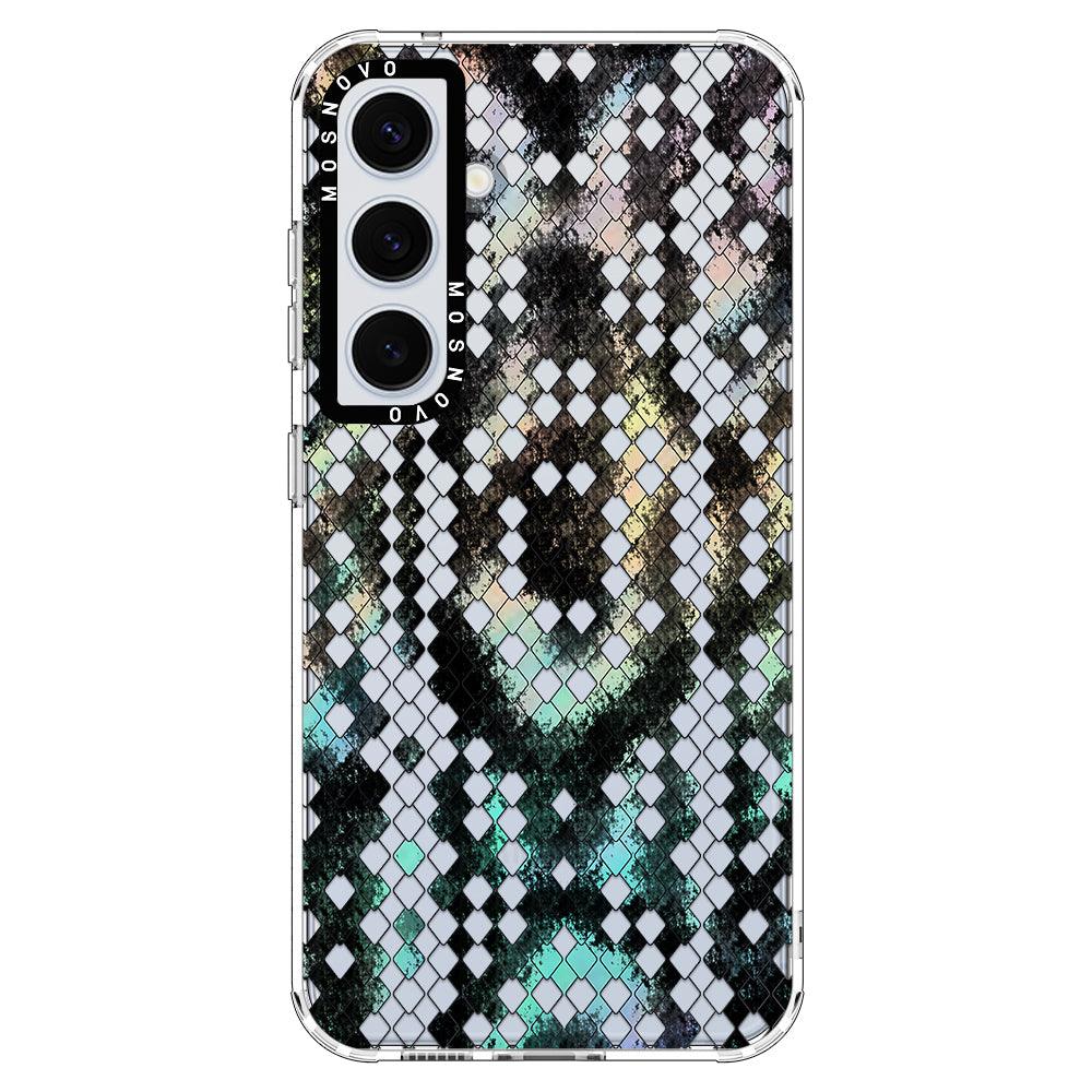 Rainbow Snake Print Phone Case - Samsung Galaxy S24 Case - MOSNOVO