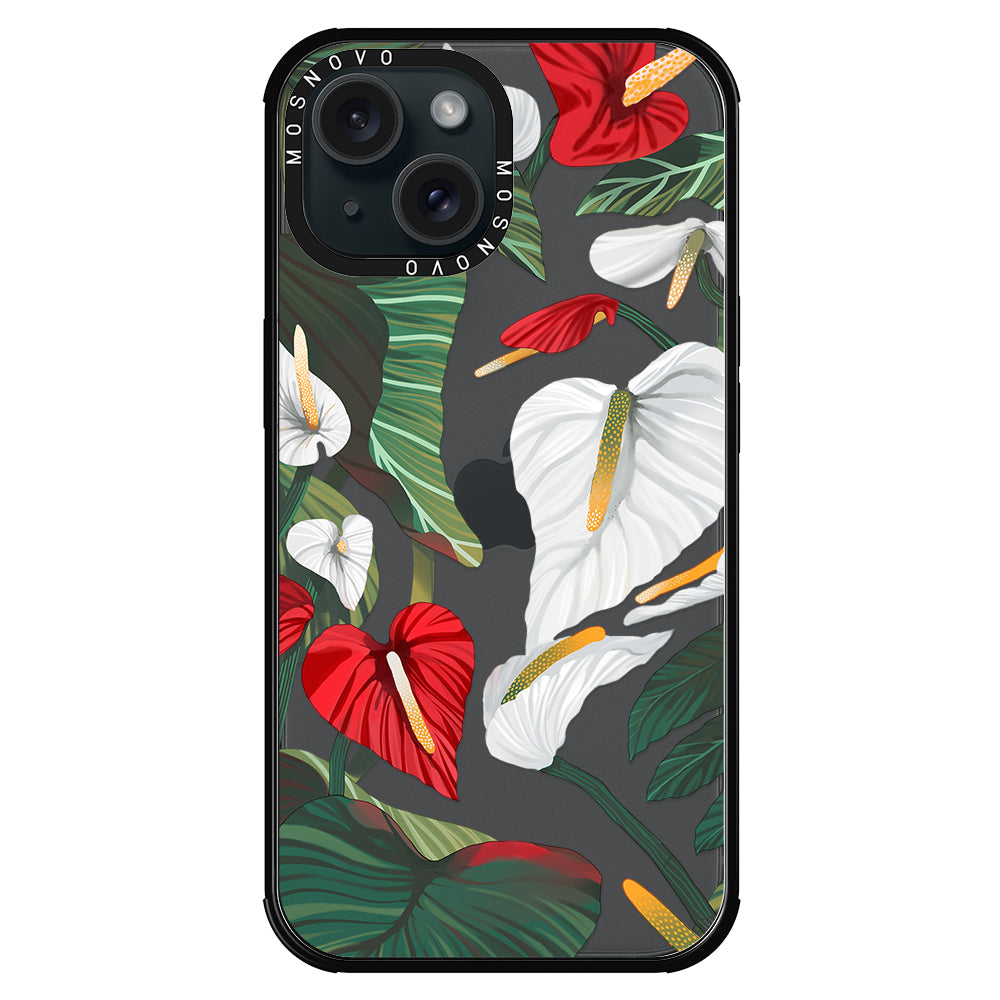 Anthurium Phone Case - iPhone 15 Case - MOSNOVO