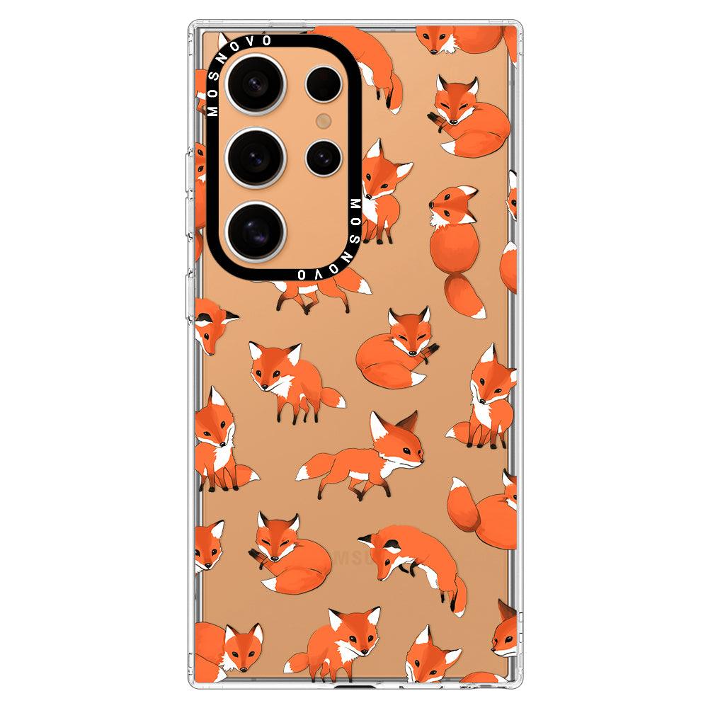 Cute Fox Phone Case - Samsung Galaxy S24 Ultra Case - MOSNOVO