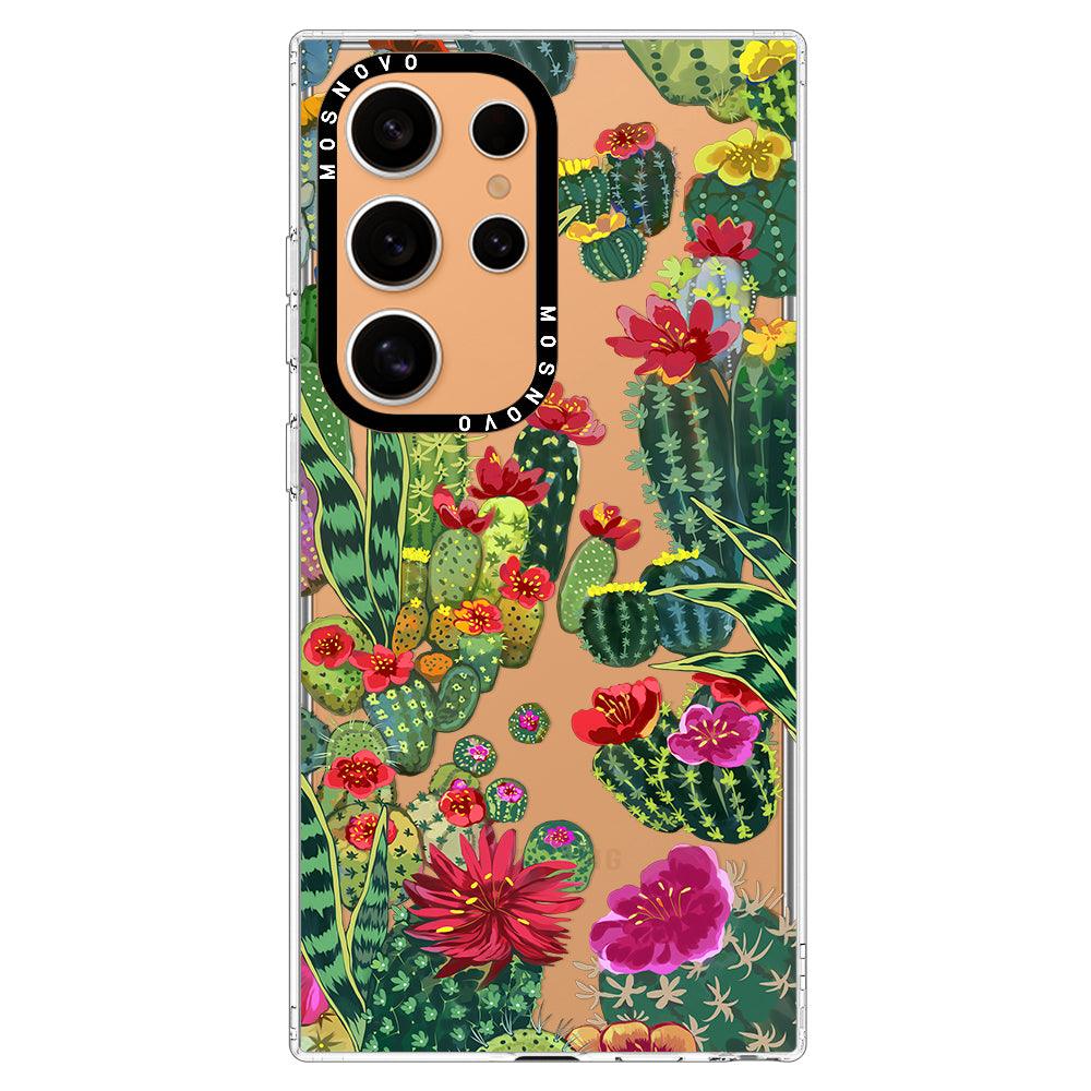 Cactus Garden Phone Case - Samsung Galaxy S24 Ultra Case - MOSNOVO