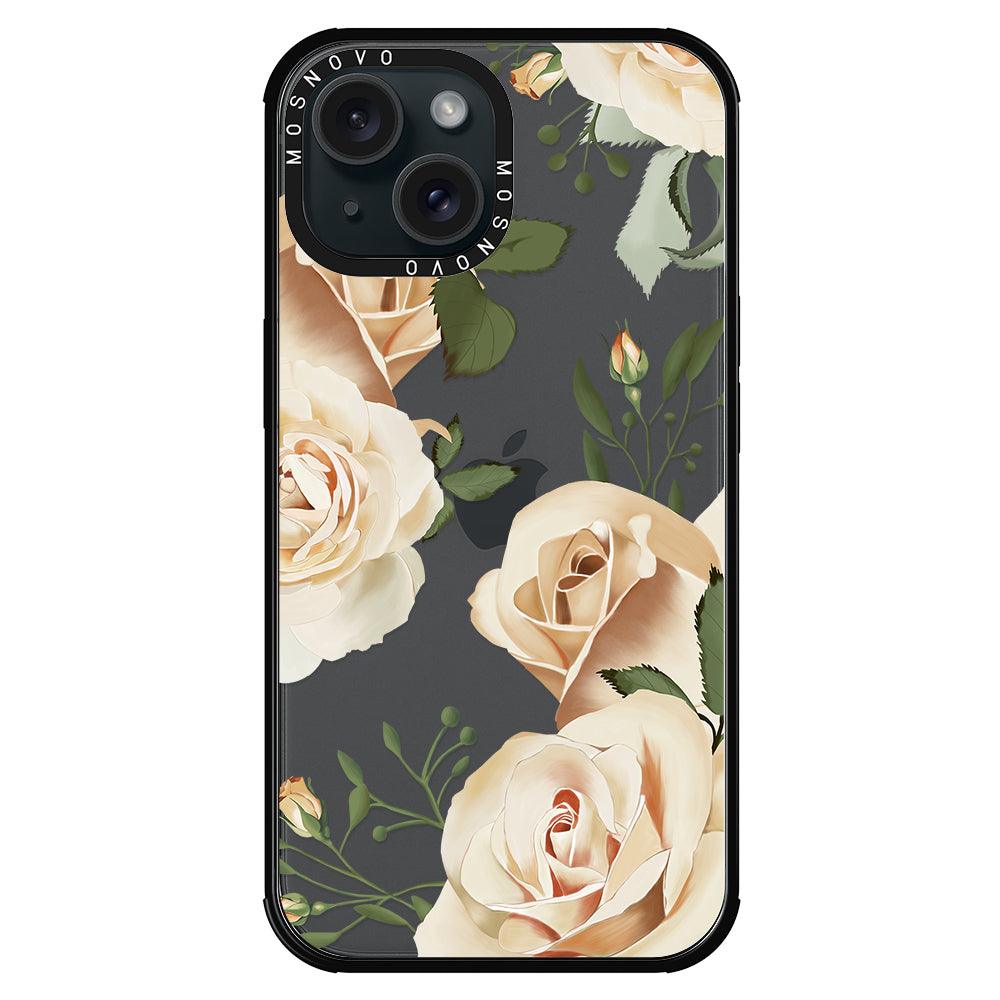 Champagne Roses Phone Case - iPhone 15 Plus Case - MOSNOVO