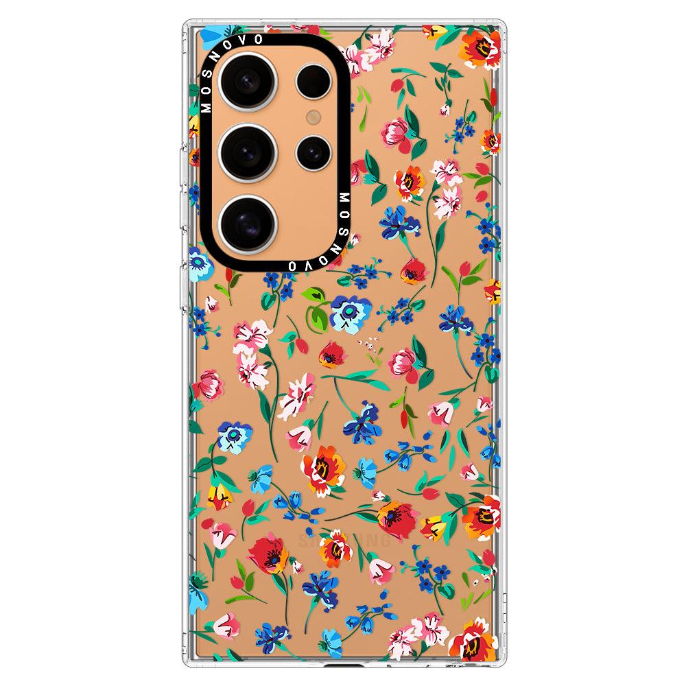 Little Wild Flower Phone Case - Samsung Galaxy S24 Ultra Case - MOSNOVO