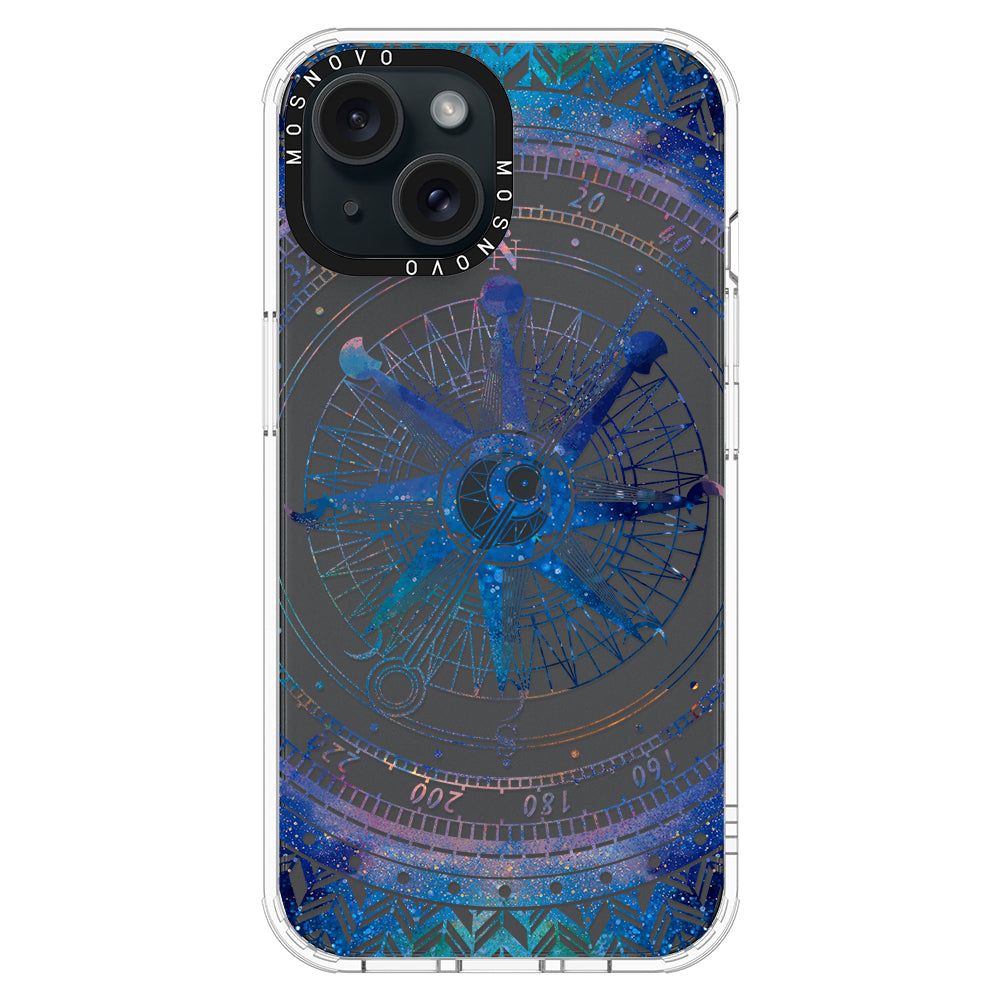 Galaxy Compass Phone Case - iPhone 15 Plus Case - MOSNOVO