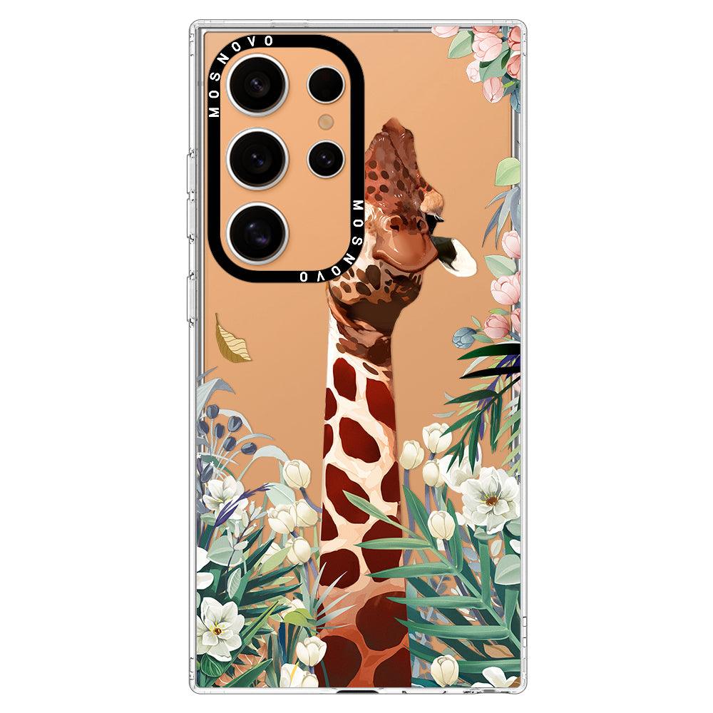 Giraffe Garden Phone Case - Samsung Galaxy S24 Ultra Case - MOSNOVO