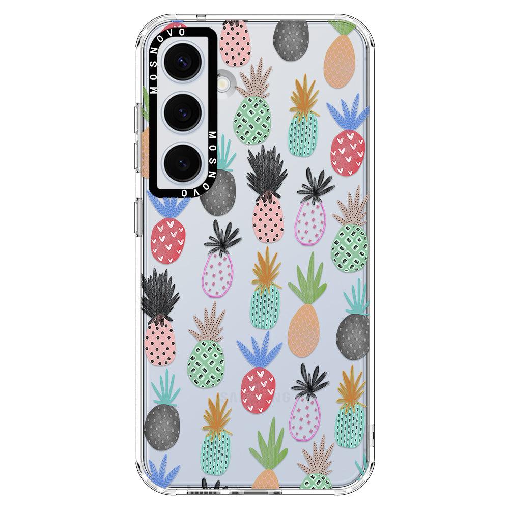 Cute Pineapple Phone Case - Samsung Galaxy S24 Case - MOSNOVO